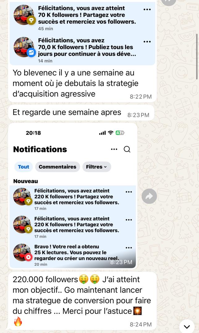 Résultats TikTok